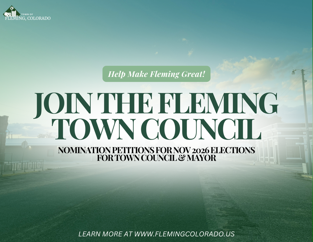 Fleming Colorado Nomination Petitions November 2026