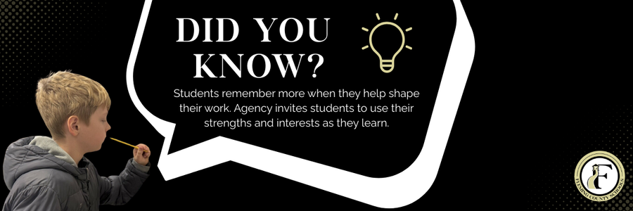 Did You Know: Student Agency Strengthens Both Memory and Mastery?