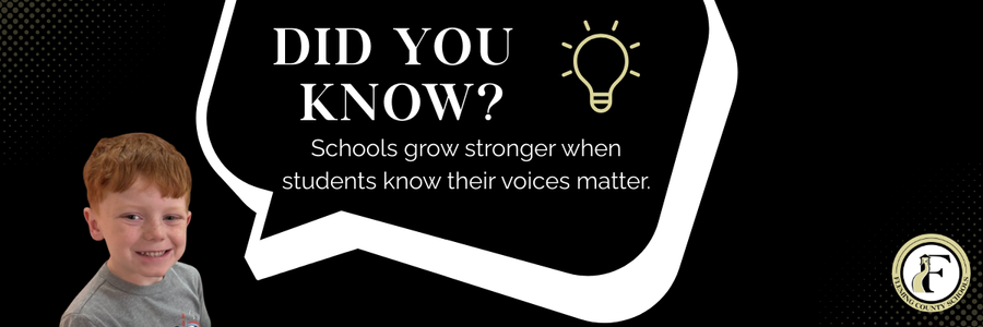 Did You Know: Student Voice Fosters Agency and a Positive School Climate?