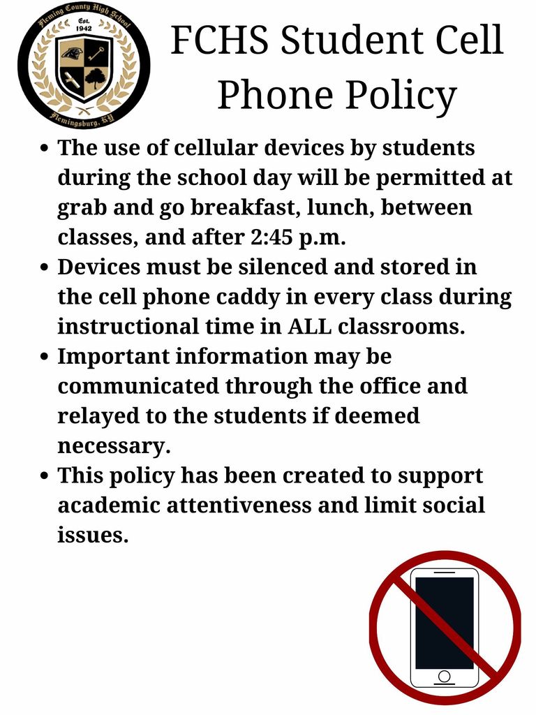 FCHS Cell Phone Policy