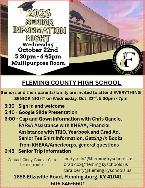 FCHS Senior Information Night