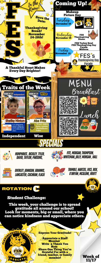 FES In the Know! November 17-21