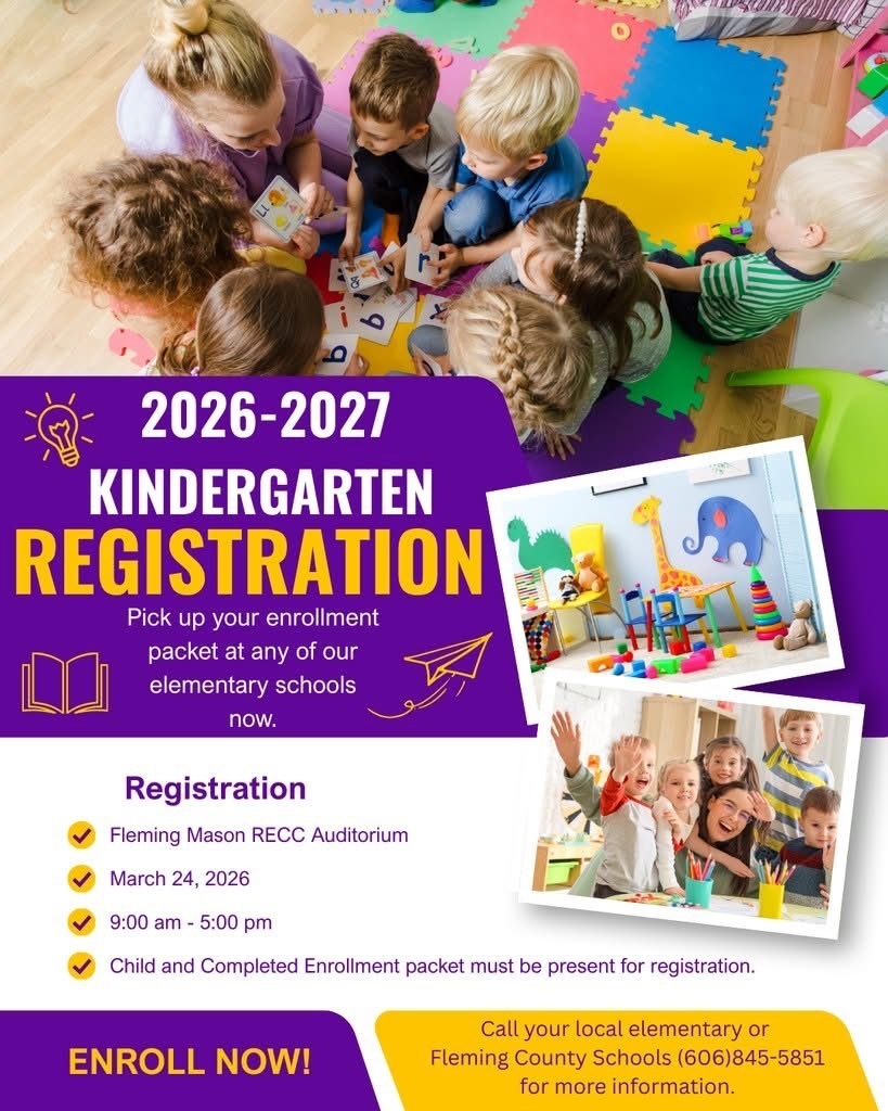 Fleming County Schools Kindergarten Registration 2026