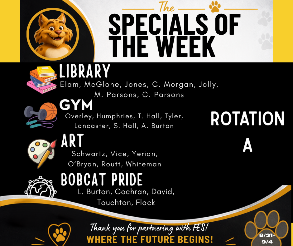 Specials of the Week