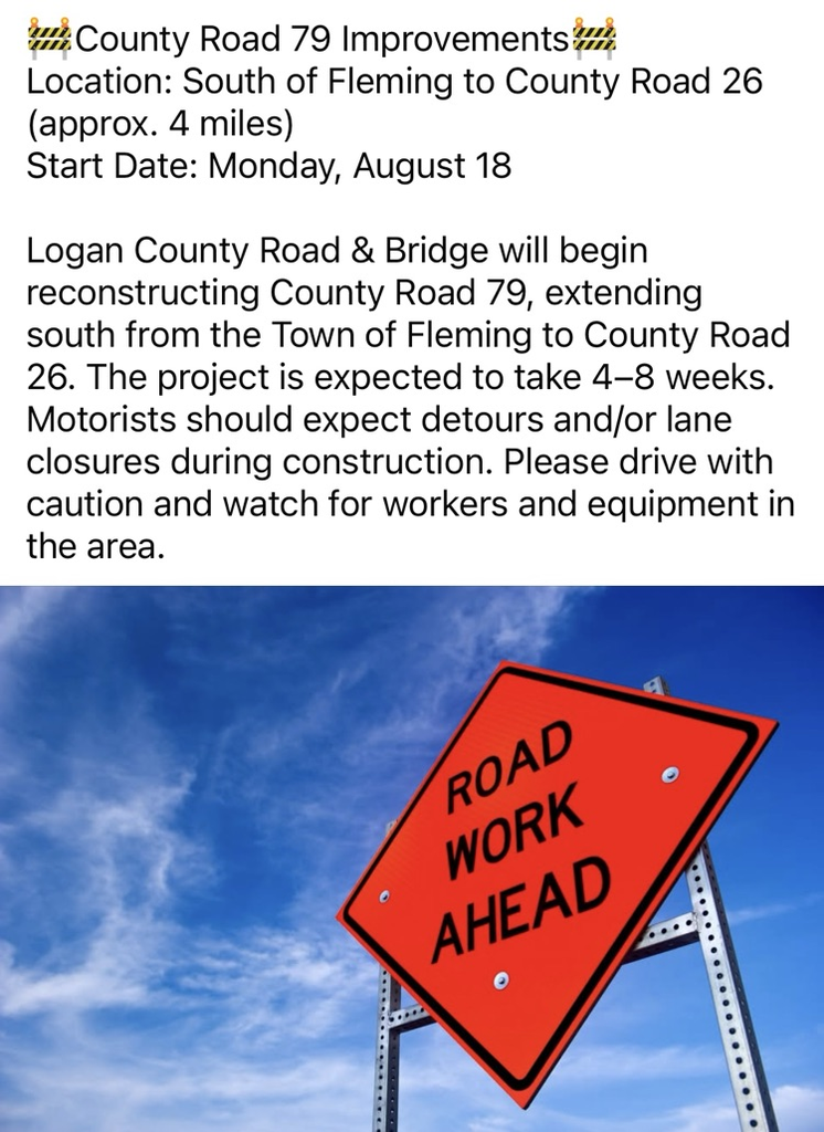 road closure CR 79