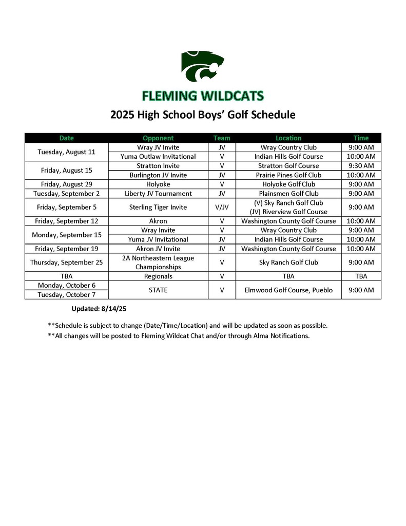 HS Golf