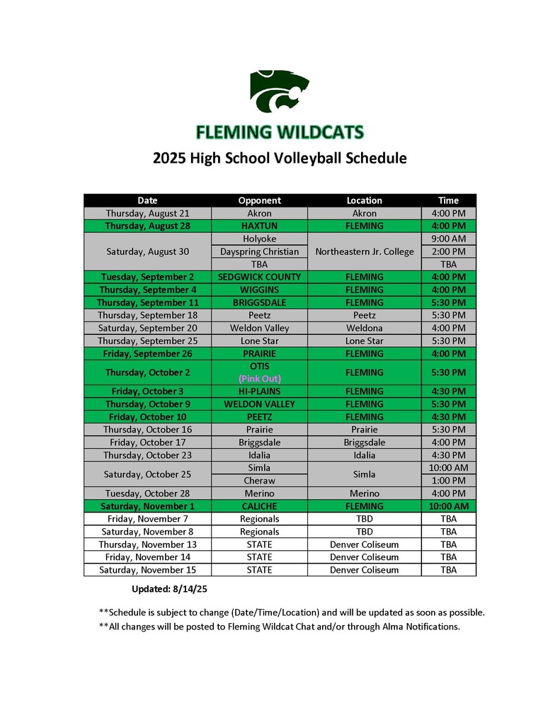 HS Volleyball