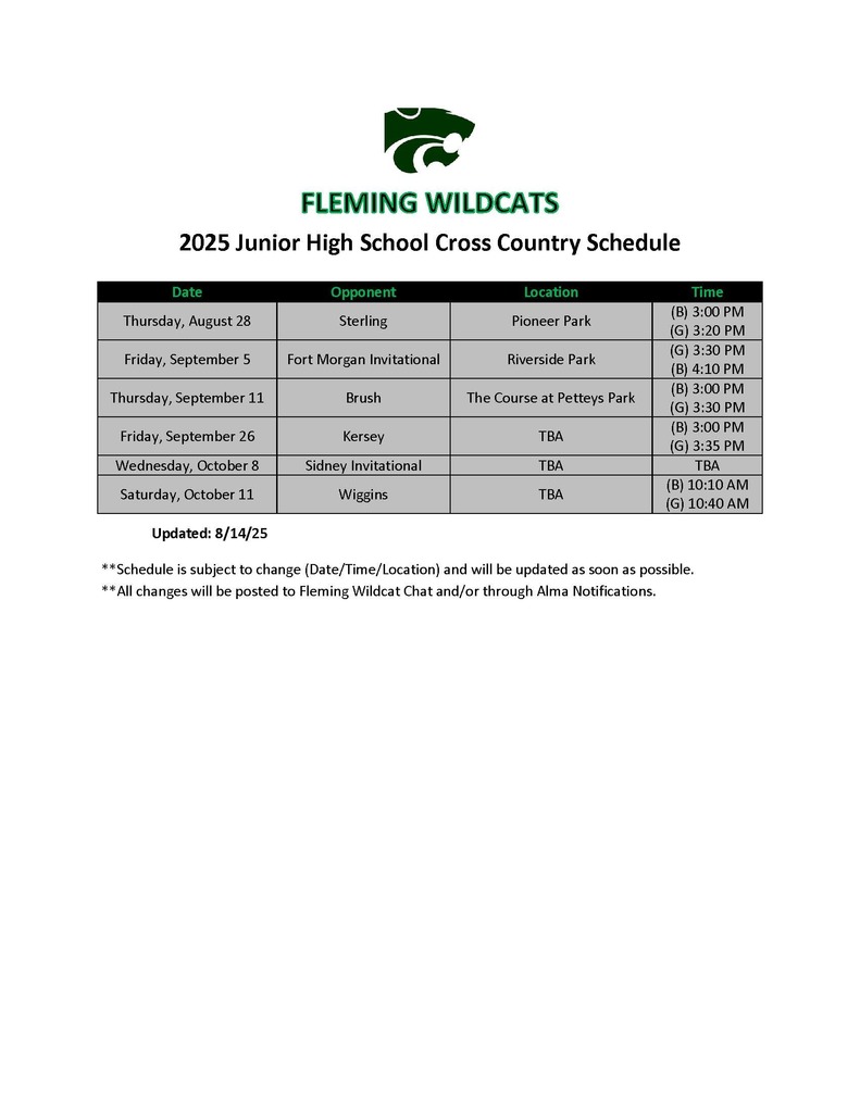 HS Cross Country