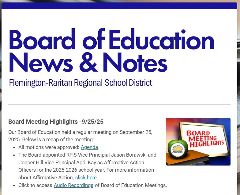 BOE News and Notes