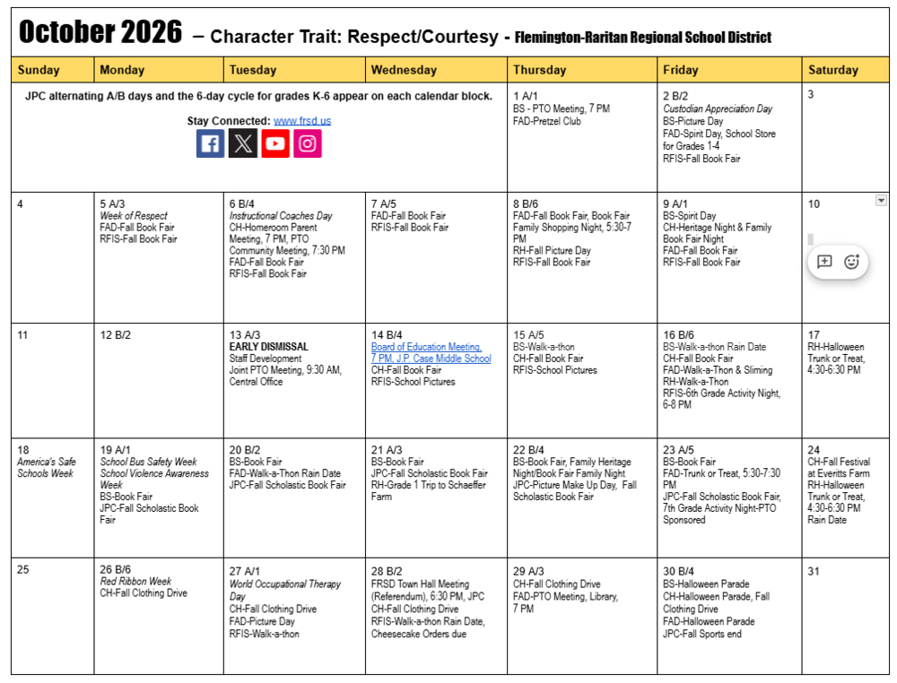 October Revised