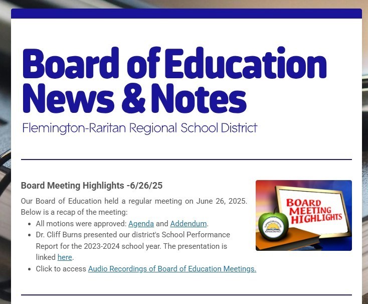 Board News & Notes , 6/26/25