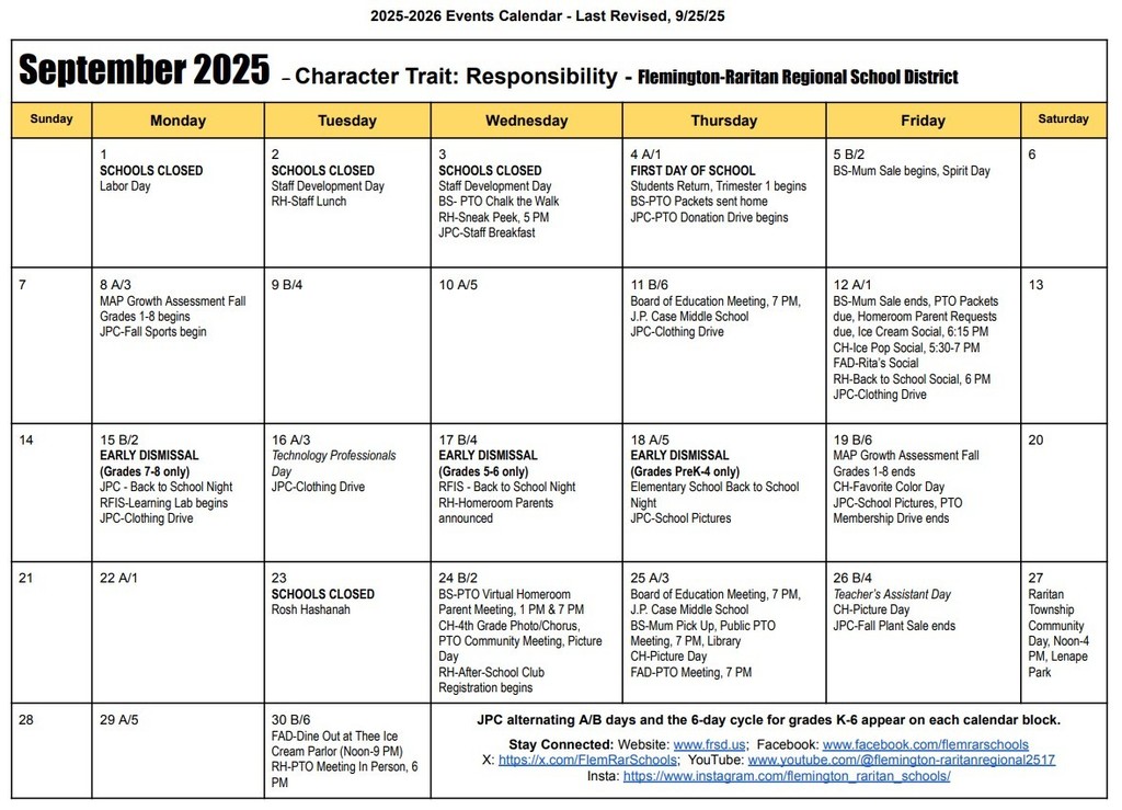September Events