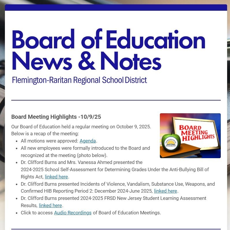 BOE News and Notes