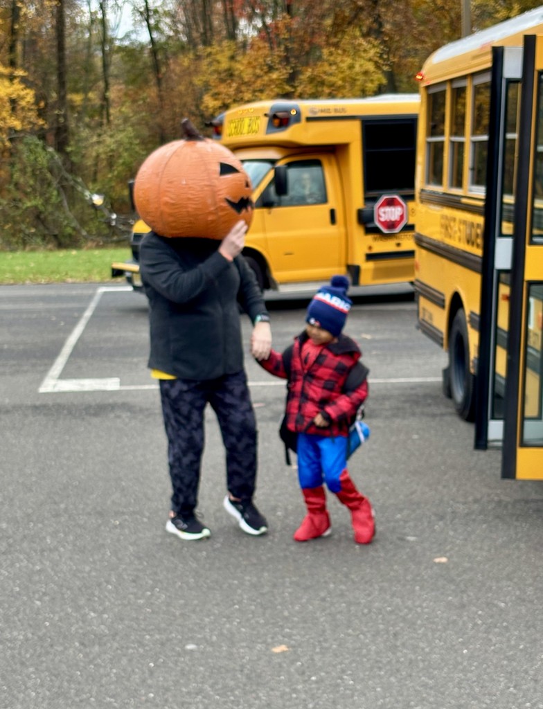 Miss Y and spiderman