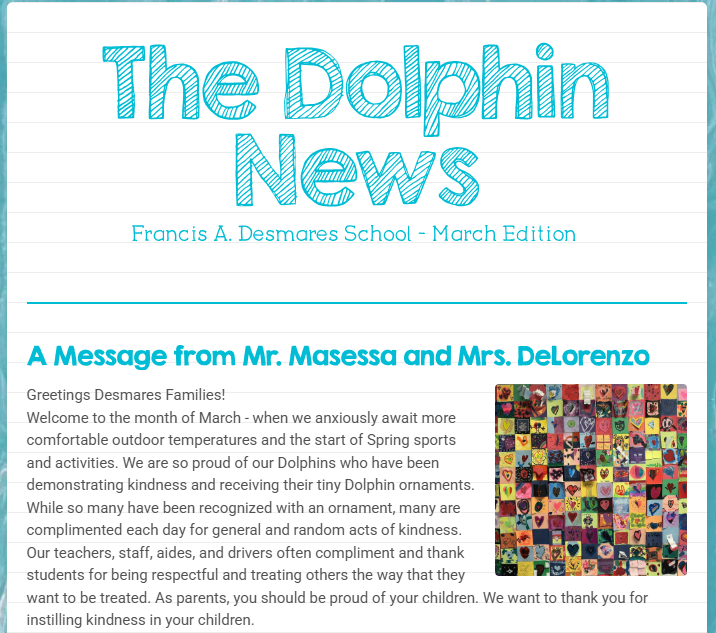 March newsletter