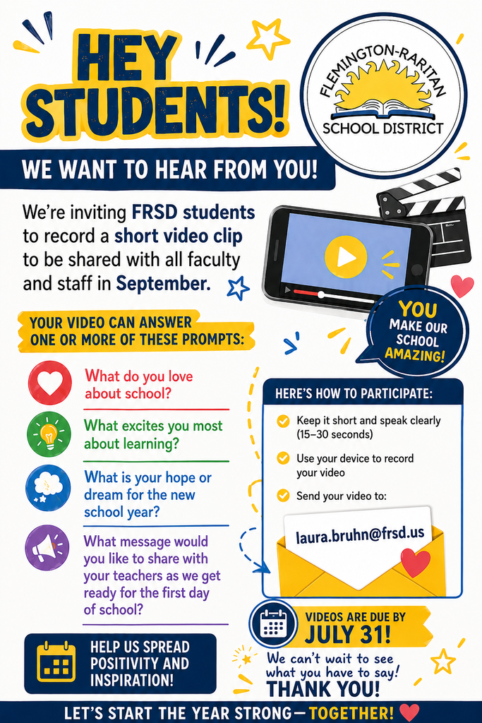 hey students send us a video