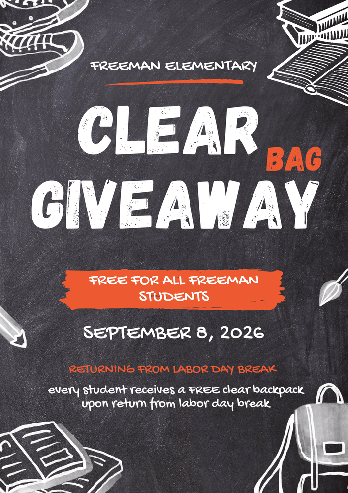 Clear Bag Giveaway