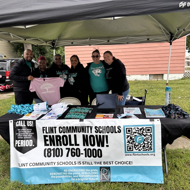 flint community schools at Brownell Holmes neighborhood association porchfest celebration