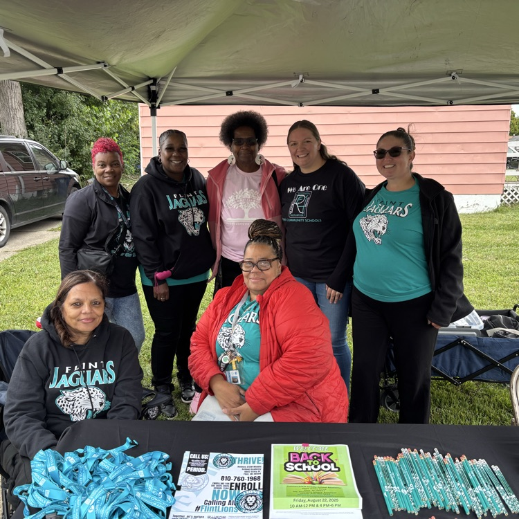 flint community schools at Brownell Holmes neighborhood association porchfest celebration