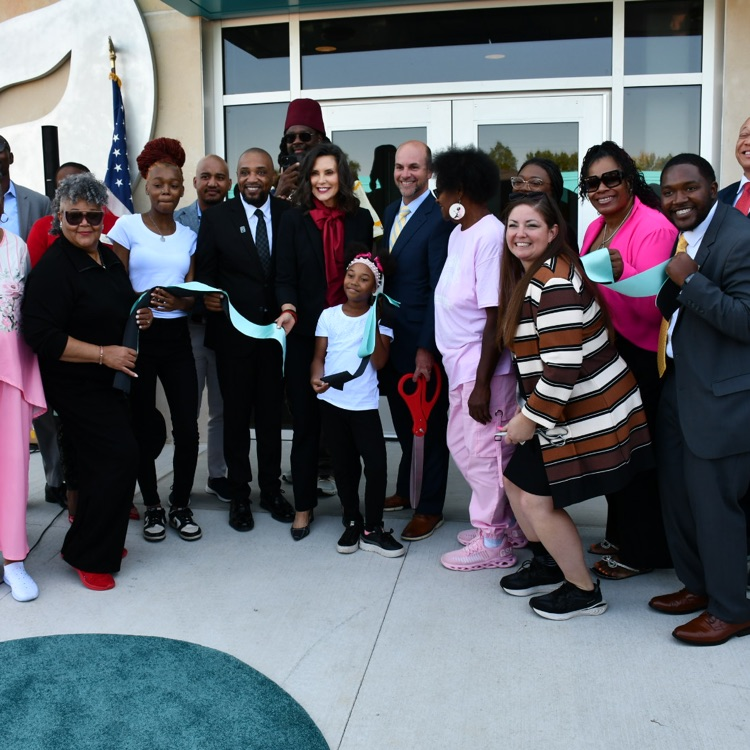 Brownell Holmes STEM academy campus ribbon cutting
