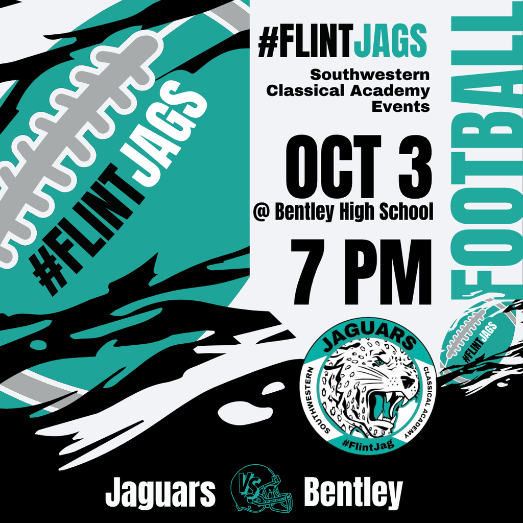 southwestern classical academy events oct 3 @ Bentley High School 7PM Jaguars vs Bentley