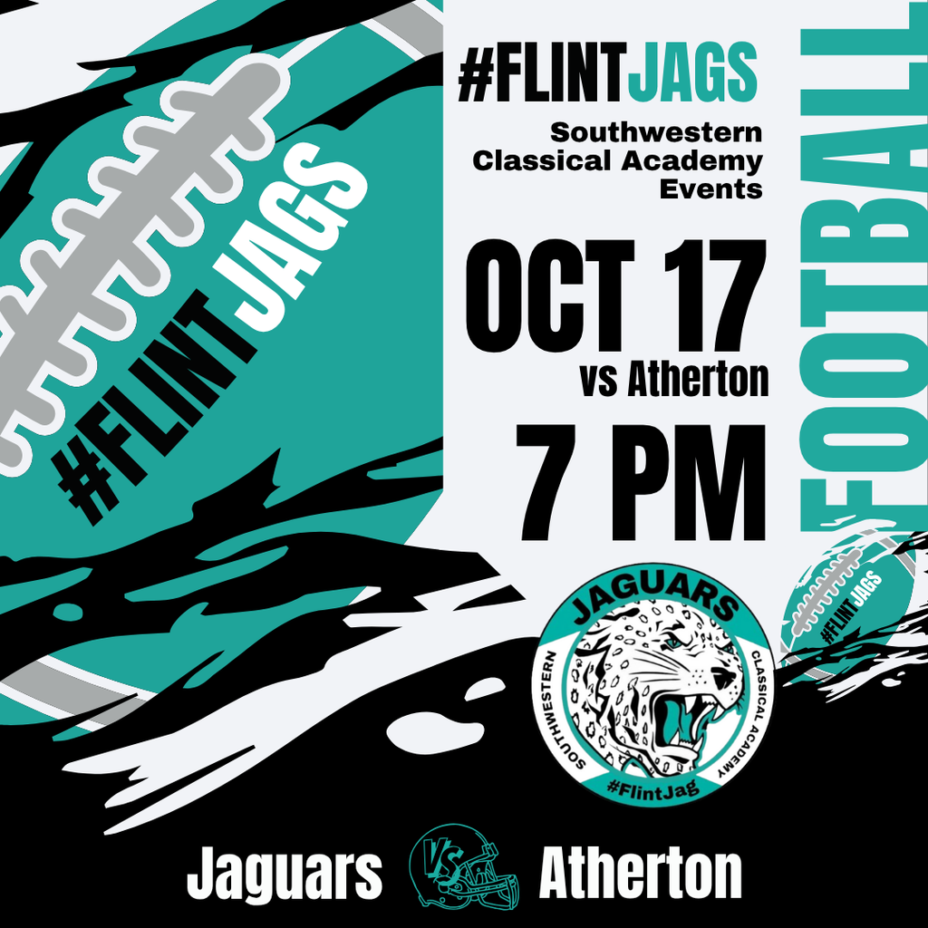 Southwestern classical academy events oct 17 vs atherton 7pm jaguars vs atherton