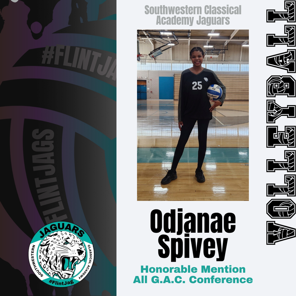 Flint Jaguars Volleyball News! š Weāre proud to announce that FOUR of our scholar-athletes have been named All G.A.C. Conference Players!