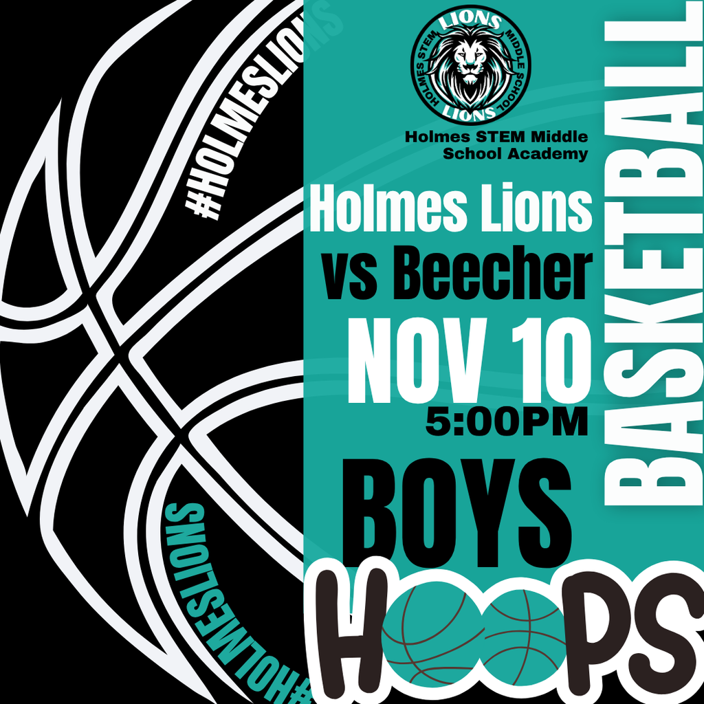 Holmes STEM Middle School Academy Holmes Lions vs Beecher Nov 10 5:00PM Boys Hoops Basketball