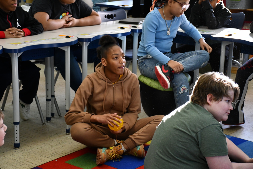 Superintendent Jones spent the morning visiting with scholars at Durant-Tuuri-Mott Elementary and Doyle-Ryder Education Center, taking time to get to know them, share smiles, and enjoy some fun along the way.