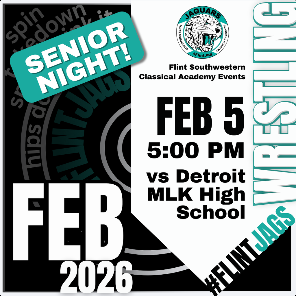 Southwestern Classical Academy Events Senior Night Feb 5 5:00PM vs Detroit MLK High School Feb 2026 Wrestling