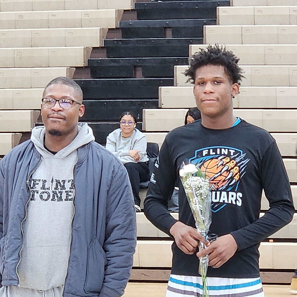 senior athlete night for wrestling, basketball and cheer