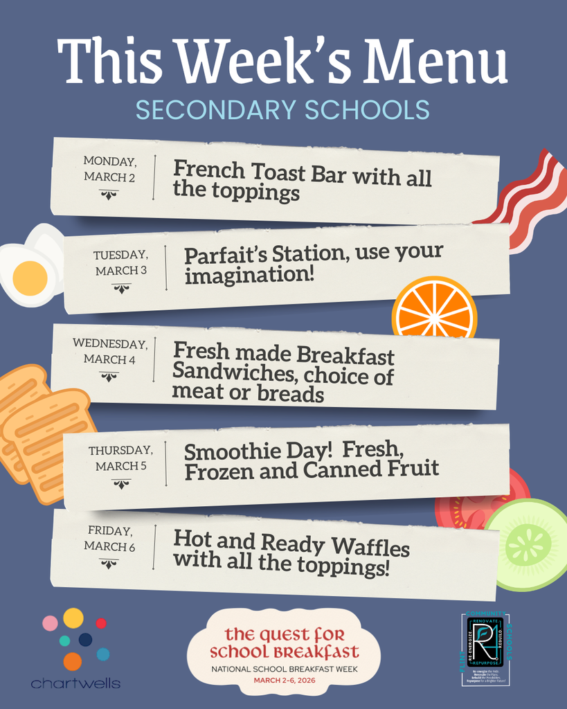 Tomorrow kicks off National School Breakfast Week, and Flint Community Schools and Chartwells are excited to celebrate!