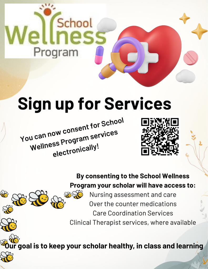 Electronic sign up for School Wellness Program services