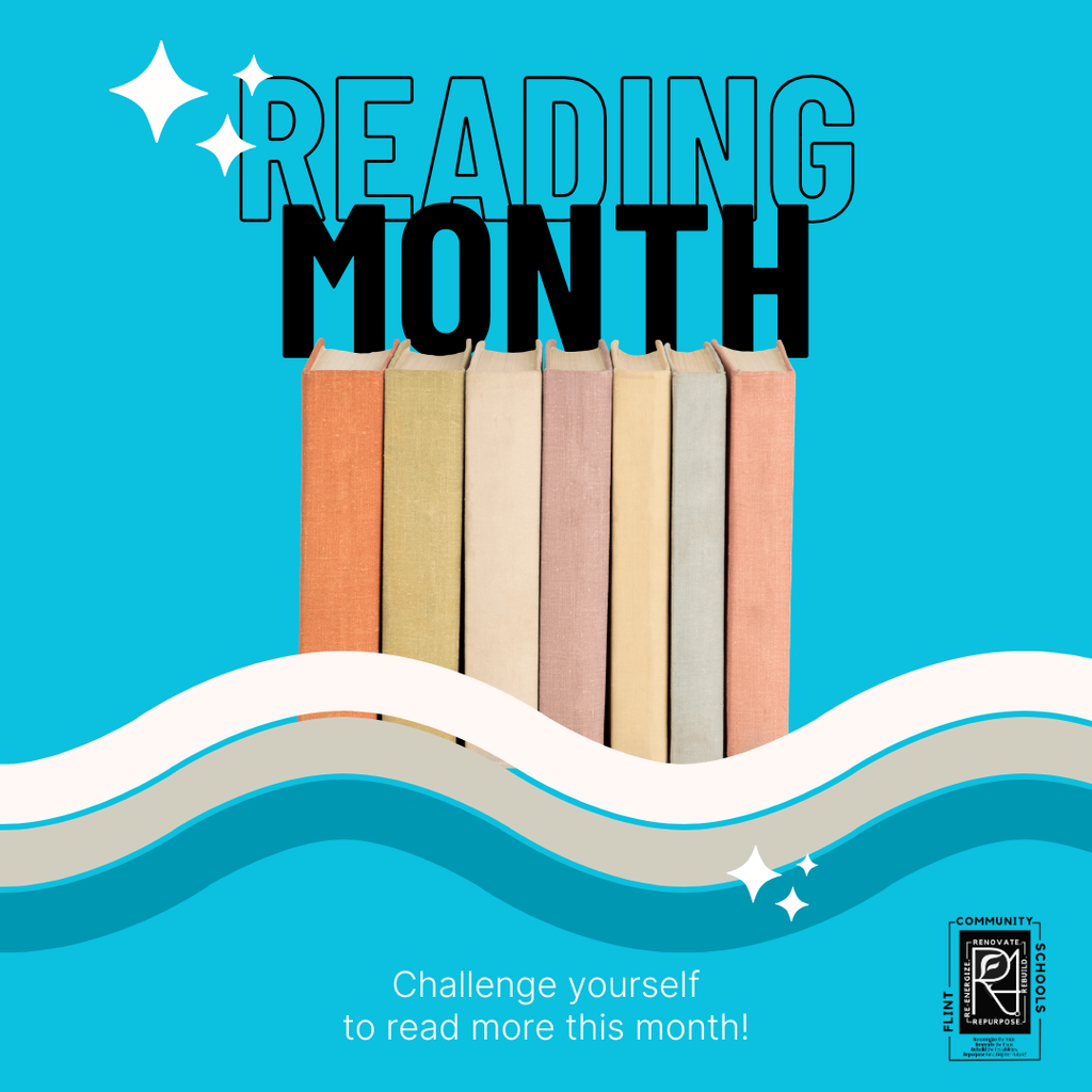 Reading Month Challenge yourself to read more this month!