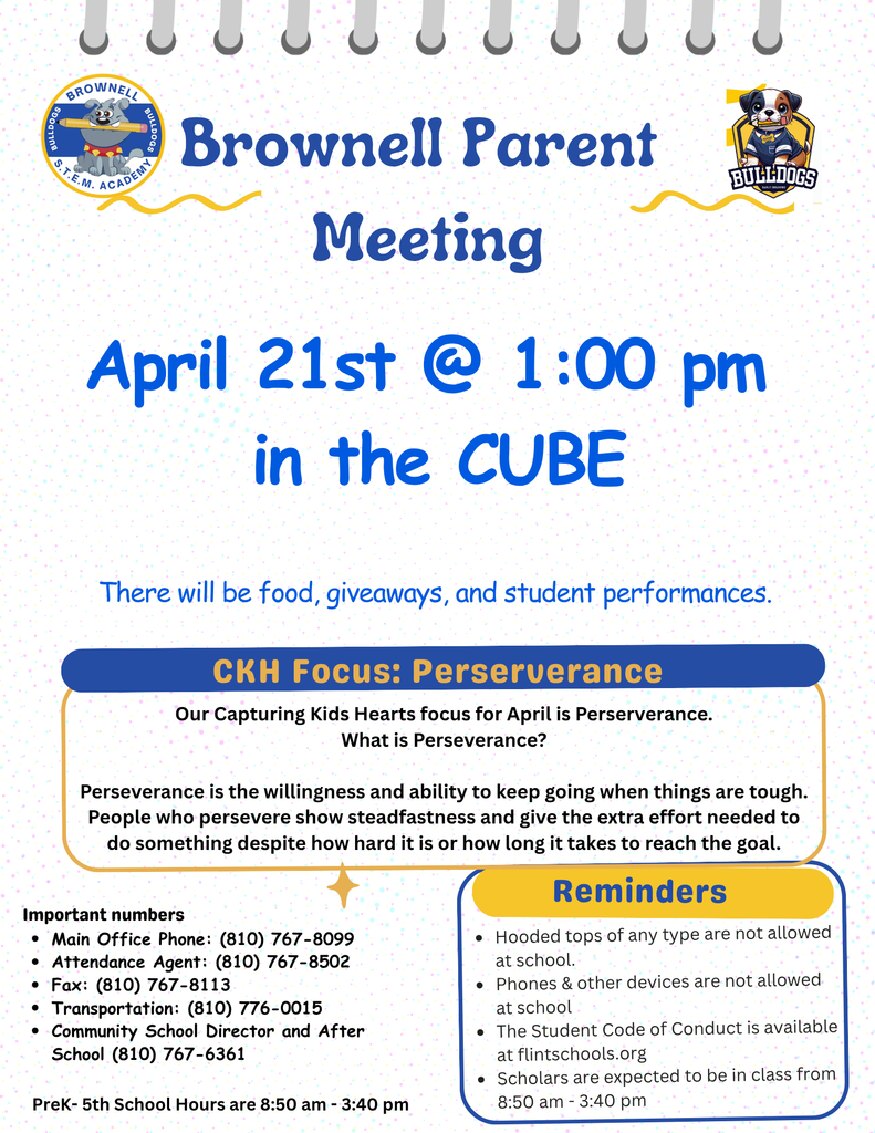 April Parent Meeting