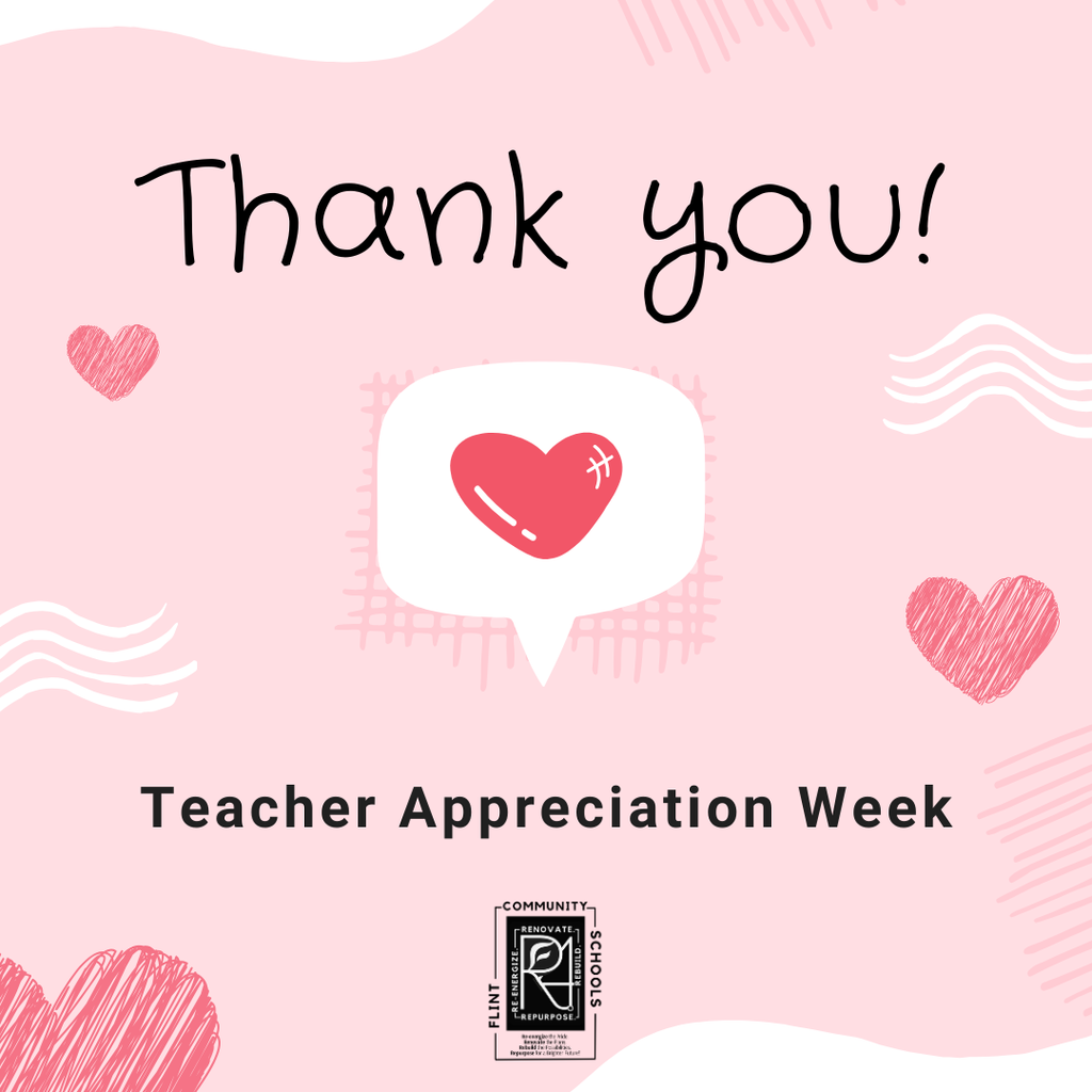 Thank you! Teacher Appreciation Week
