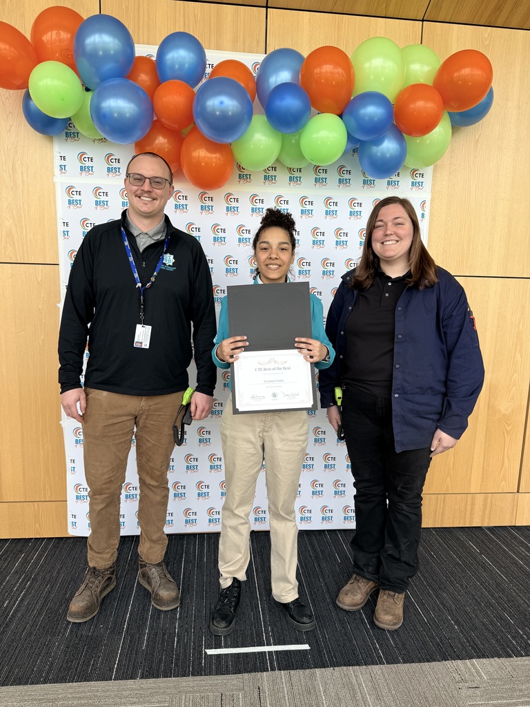Taveonna Cheeks, a senior at Southwestern Classical Academy, was selected by Genesee Career Institute (GCI) welding instructors as this year’s CTE Best of the Best