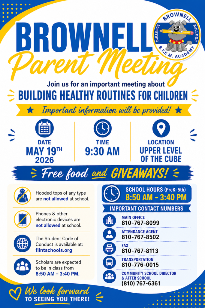 May 19 Parent Meeting