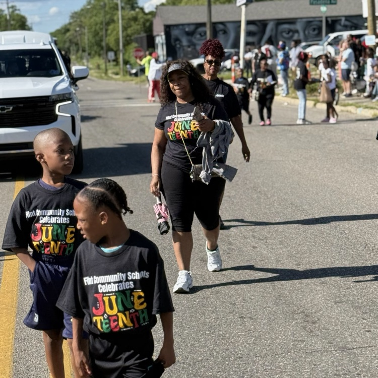 🎉 Flint Community Schools was proud to participate in the Flint Juneteenth Parade yesterday