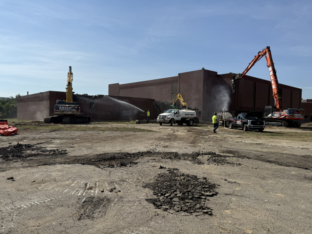 Crews officially began demolition on the Napoleon J. LaVoie Field House, taking the first tactical step to clear the way for our brand-new, state-of-the-art high school campus. Members of Napoleon J. LaVoie's family were present to witness this bittersweet milestone, honoring his incredible legacy as we transition the site.