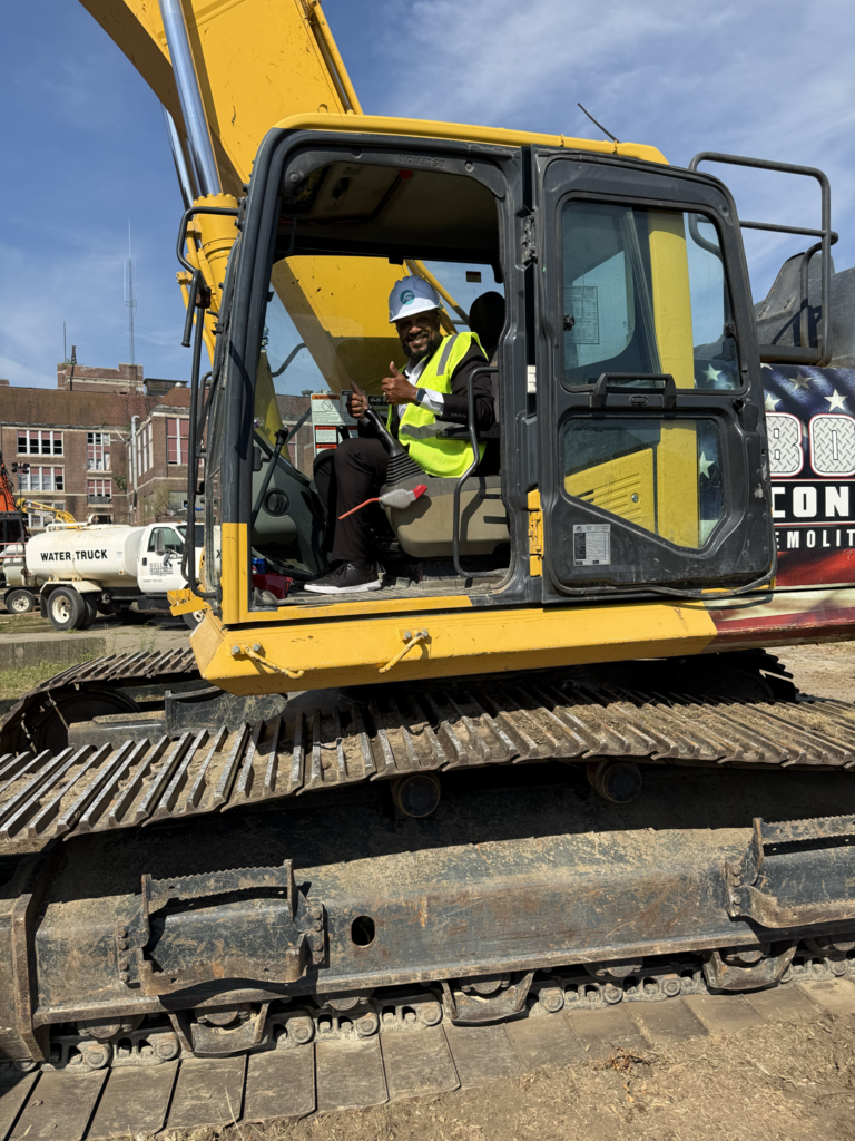 Crews officially began demolition on the Napoleon J. LaVoie Field House, taking the first tactical step to clear the way for our brand-new, state-of-the-art high school campus. Members of Napoleon J. LaVoie's family were present to witness this bittersweet milestone, honoring his incredible legacy as we transition the site.