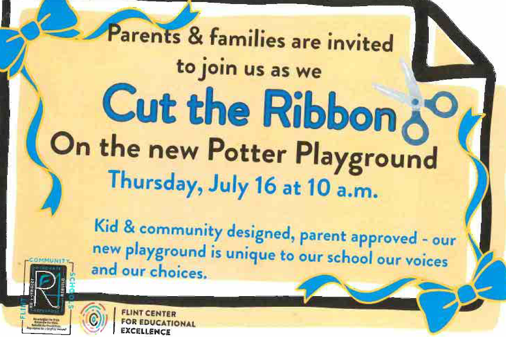 Potter Elementary Playground Ribbon Cutting
