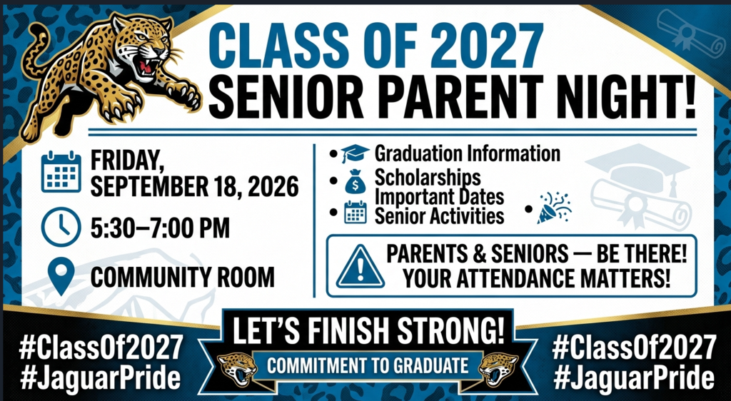 Senior Parent Night 9-18-26