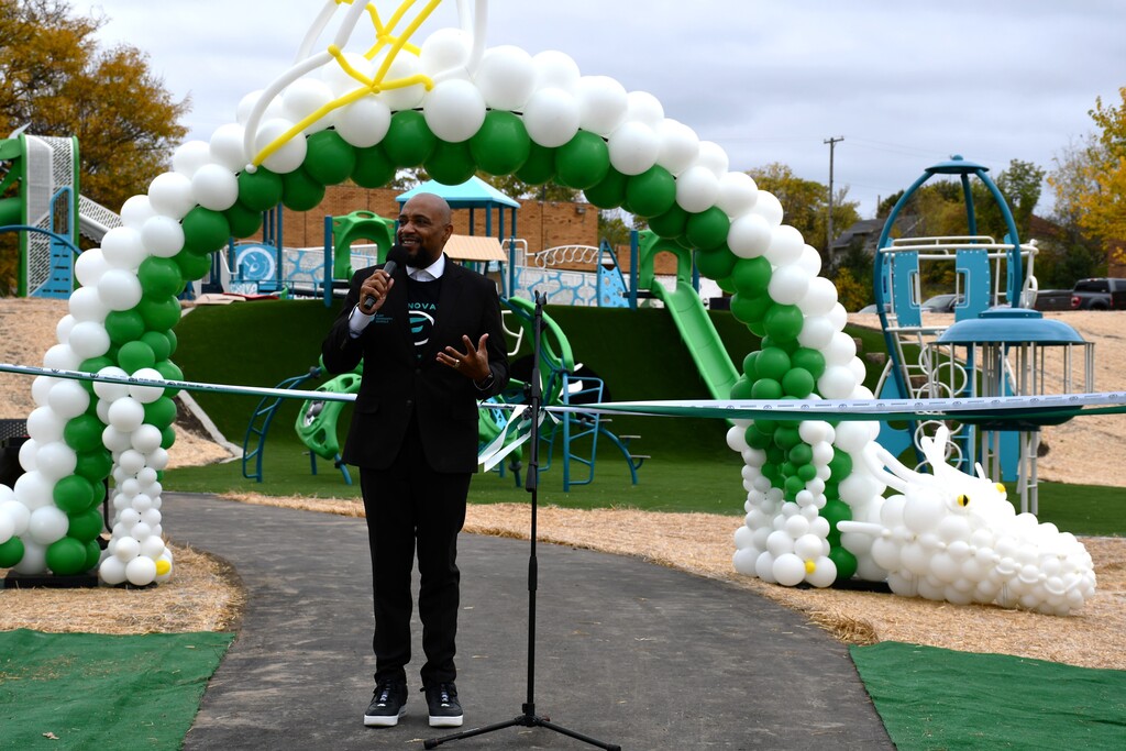 Yesterday, we celebrated the completion of the playground renovations at Durant-Tuuri-Mott Elementary, marking the completion of all five playground projects across Flint Community Schools!