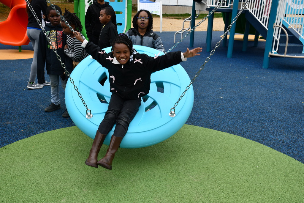 Yesterday, we celebrated the completion of the playground renovations at Durant-Tuuri-Mott Elementary, marking the completion of all five playground projects across Flint Community Schools!