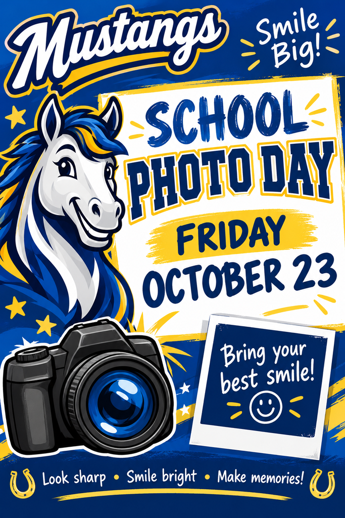 Mustangs School Photo Day Friday October 23
