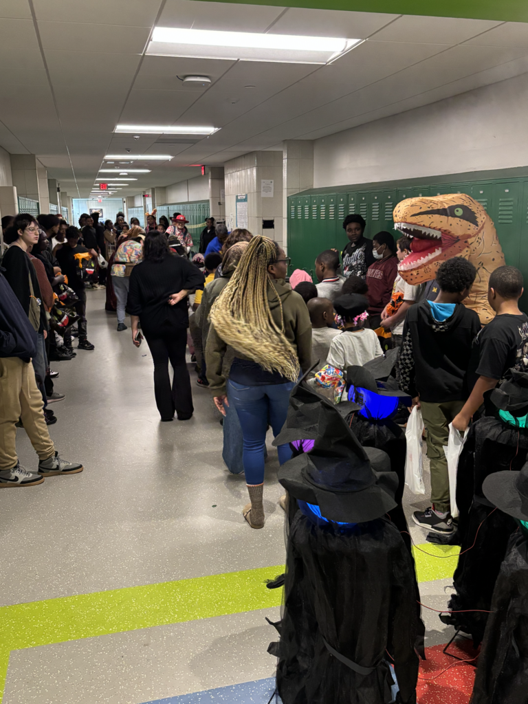 Holmes hosted its 5th Annual Halloween Block Party, giving scholars an afternoon filled with candy, games, prizes, movies, music, and plenty of spooky fun! The celebration also included a special treat for our younger scholars! Brownell STEM Academy scholars joined in the fun for some trick-or-treating, sharing smiles, sweet treats, and Halloween cheer with their Holmes friends.