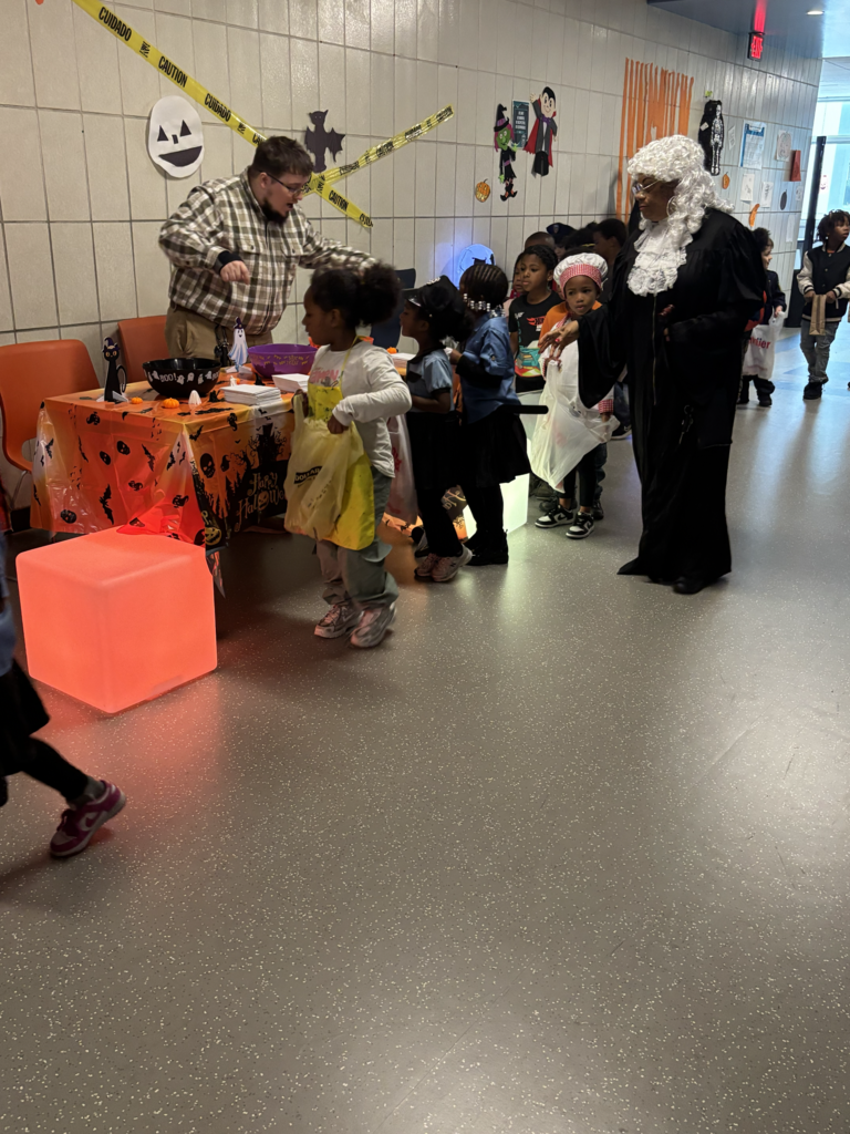Holmes hosted its 5th Annual Halloween Block Party, giving scholars an afternoon filled with candy, games, prizes, movies, music, and plenty of spooky fun! The celebration also included a special treat for our younger scholars! Brownell STEM Academy scholars joined in the fun for some trick-or-treating, sharing smiles, sweet treats, and Halloween cheer with their Holmes friends.