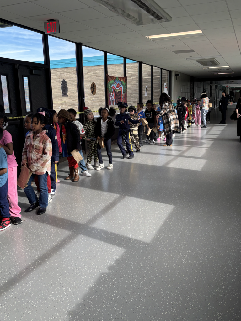 Holmes hosted its 5th Annual Halloween Block Party, giving scholars an afternoon filled with candy, games, prizes, movies, music, and plenty of spooky fun! The celebration also included a special treat for our younger scholars! Brownell STEM Academy scholars joined in the fun for some trick-or-treating, sharing smiles, sweet treats, and Halloween cheer with their Holmes friends.