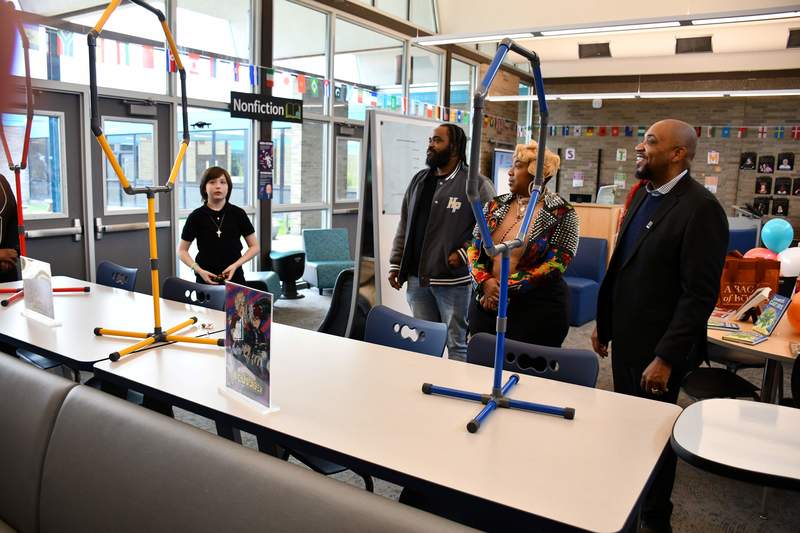 Holmes STEM Middle School Academy Celebrates Grand Opening of New Media Center